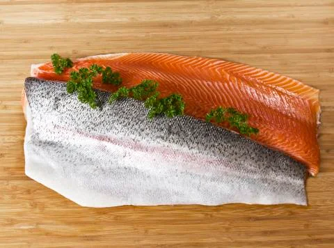 Fish fillets Stock Photos