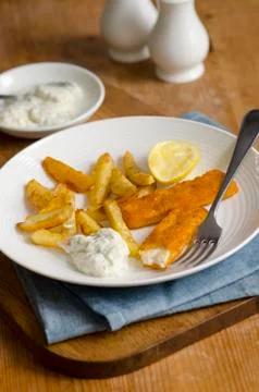 Fish fingers Stock Photos