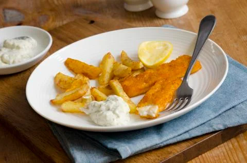 Fish fingers Stock Photos