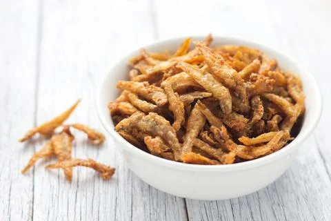 Fish fried Foto stock