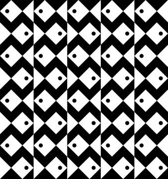 Fish geometric Pattern seamless. Fishes abstract Background イラスト素材