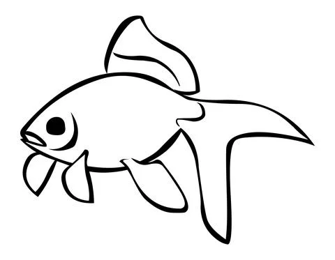 Fish handdrawn illustration Stock Illustration