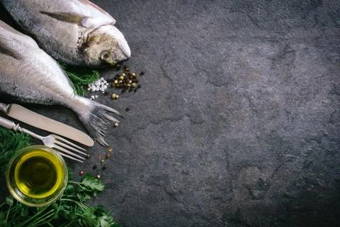 Fish head and tail Stock Photos