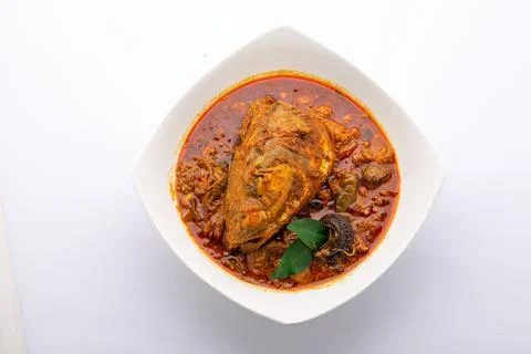 Fish head curry Foto stock