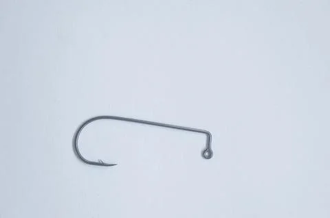 Fish hook with shiny bait Foto stock