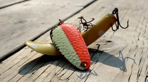 Fish Hooks wide and tight Video stock 11637629
