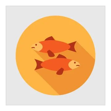 Fish icon Stock-Illustration