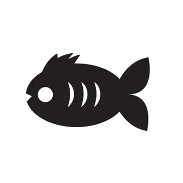 Fish icon Illustrazione stock