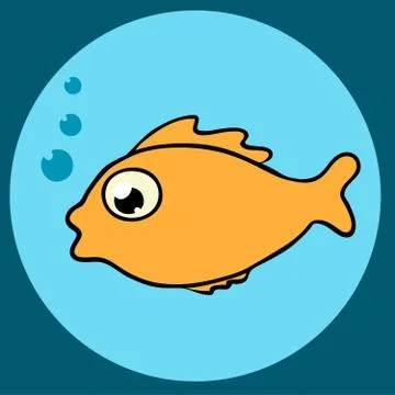 Fish icon Stock Illustration