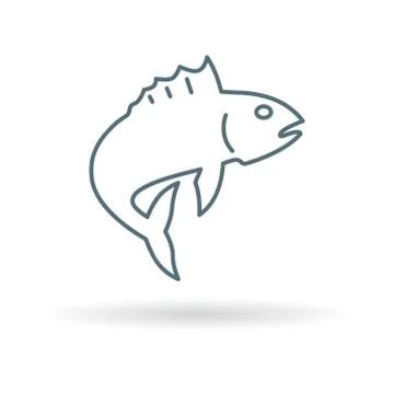 Fish icon Stock Illustration