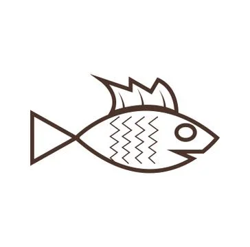 Fish icon 스톡 일러스트