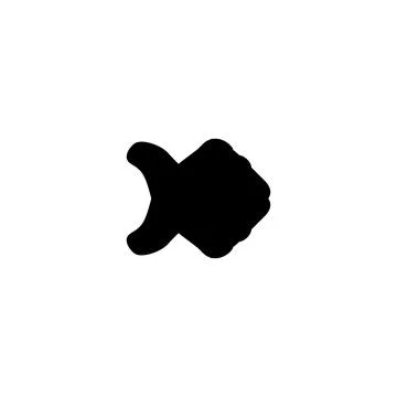 Fish icon. Simple style fish restaurant big sale poster background symbol. .. Stock Illustration