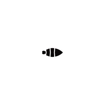 Fish icon. Simple style fish restaurant big sale poster background symbol. .. Stock Illustration