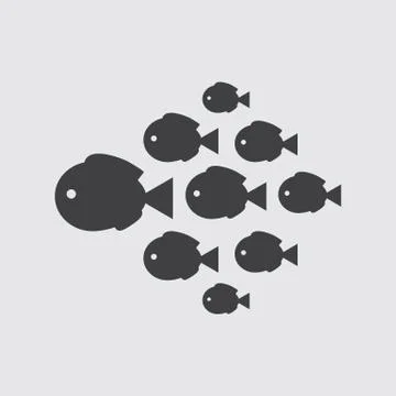 Fish icon, Vector Fish icon eps10. Stock Illustration