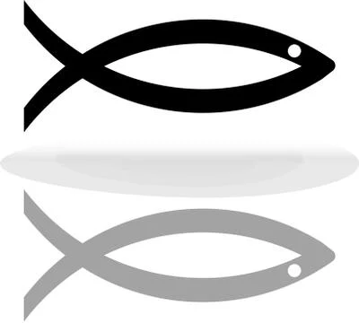 Fish icon vector. fish icon glyph style design Stock Illustration