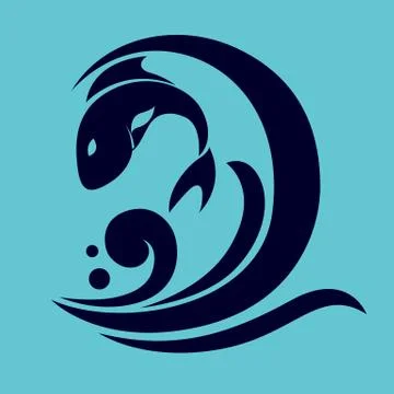 Fish icon- vector illustration Stock Illustration