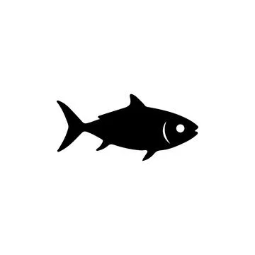 Fish icon vector set isolated on white background. food illustration sign c.. Stock Illustration