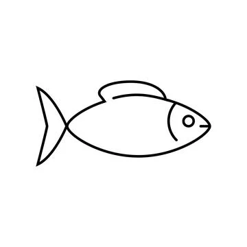 Fish icon vector template Stock-Illustration