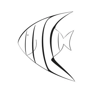 A fish Stock-Illustration