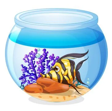 A fish inside the jar Stock Illustration