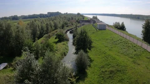 Fish ladder to the Danube Video stock 217380917