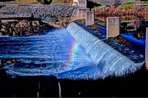 Fish Ladder Foto stock