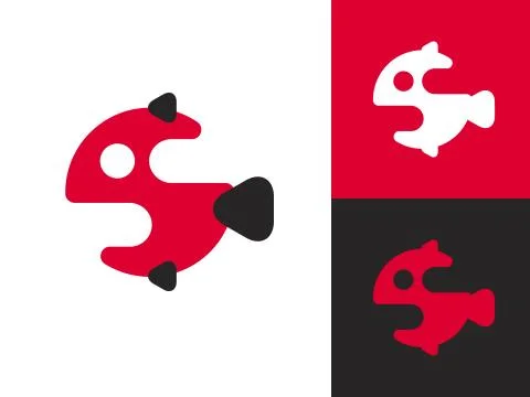 Fish Logo Design Stock Illustration