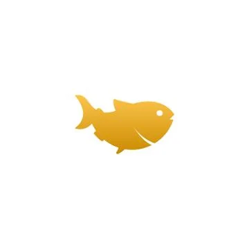 Fish logo icon vector template Illustrazione stock