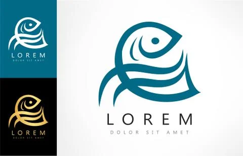 Fish logo Stock Illustration