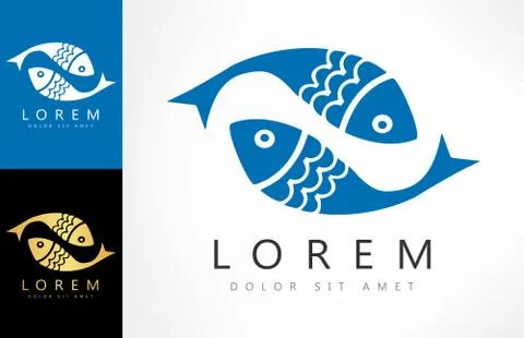 Fish logo Stock Illustration
