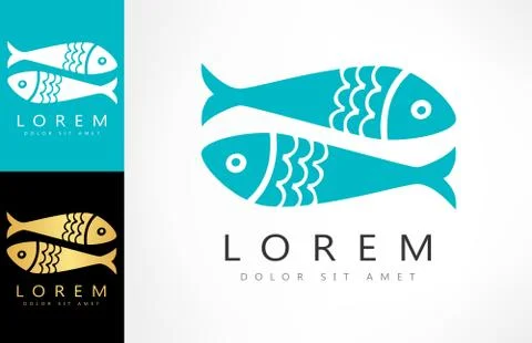 Fish logo Stock Illustration