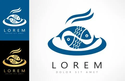 Fish logo Stock Illustration