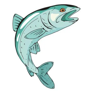 Fish logo Stock Illustration