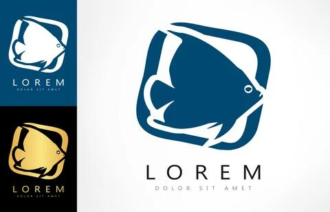 Fish logo Stock Illustration
