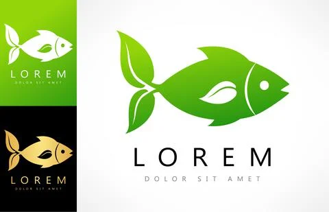 Fish logo Stock Illustration