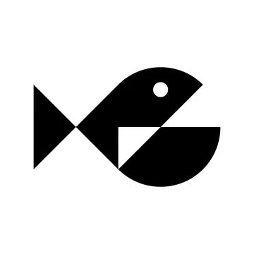 Fish logo Illustrazione stock