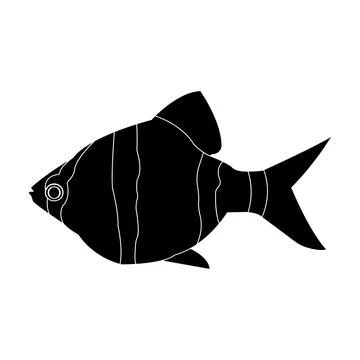 Fish logo Illustrazione stock