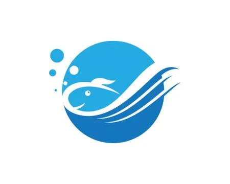 Fish Logo Template Stock Illustration