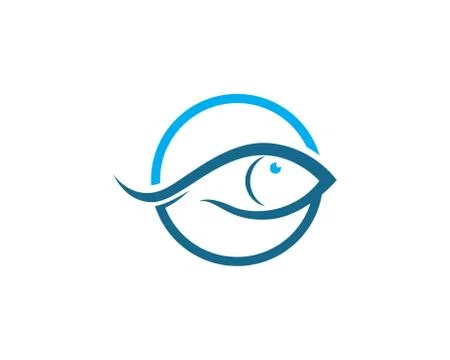 Fish logo template Stock Illustration