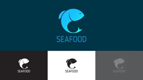 Fish logo template Stock Illustration