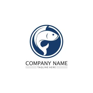 Fish logo template Stock Illustration