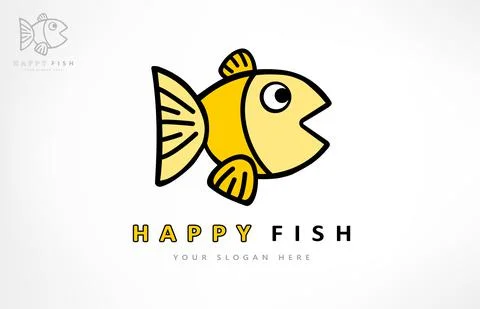 Fish logo. Underwater animals vector. Stock Illustration