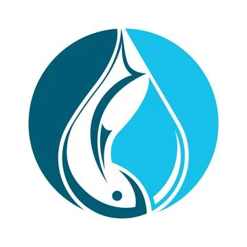 Fish Logo Vector Icon Design Stock Illustration