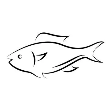 Fish logo vector illustration design Stock Illustration