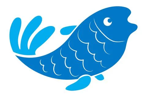 Fish Logo Vector Illustration Stock Illustration