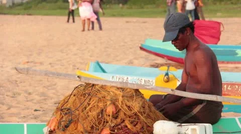 Fish man 库存影片 20592371