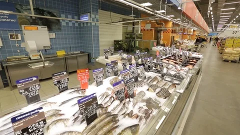 Fish market 動画素材 91782537
