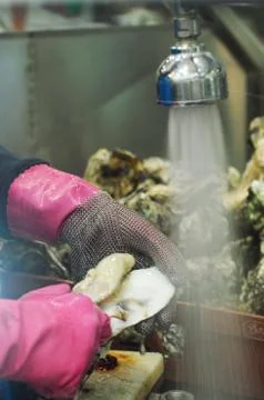 Fish market Foto stock