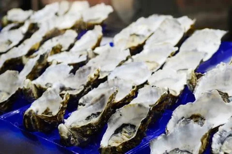 Fish market Stock Photos