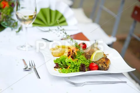 Fish meal Stock Photos